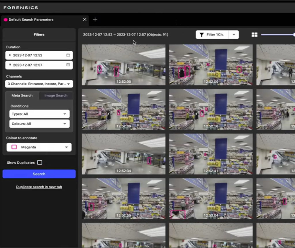 Forensische Videosuche
